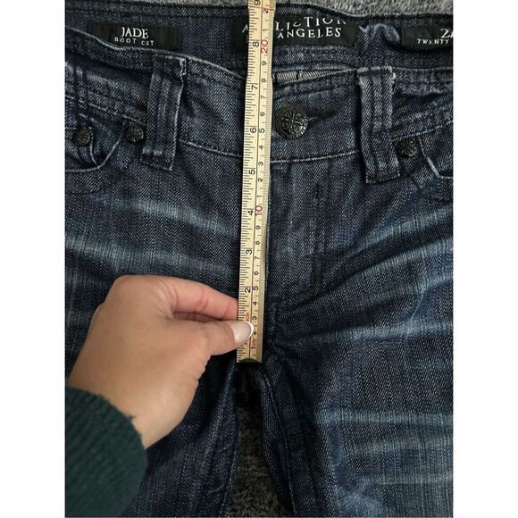 Affliction Jade Bootcut Jeans Women's Size 27 Flare Leg Classic Moto Grunge - Picture 15 of 16
